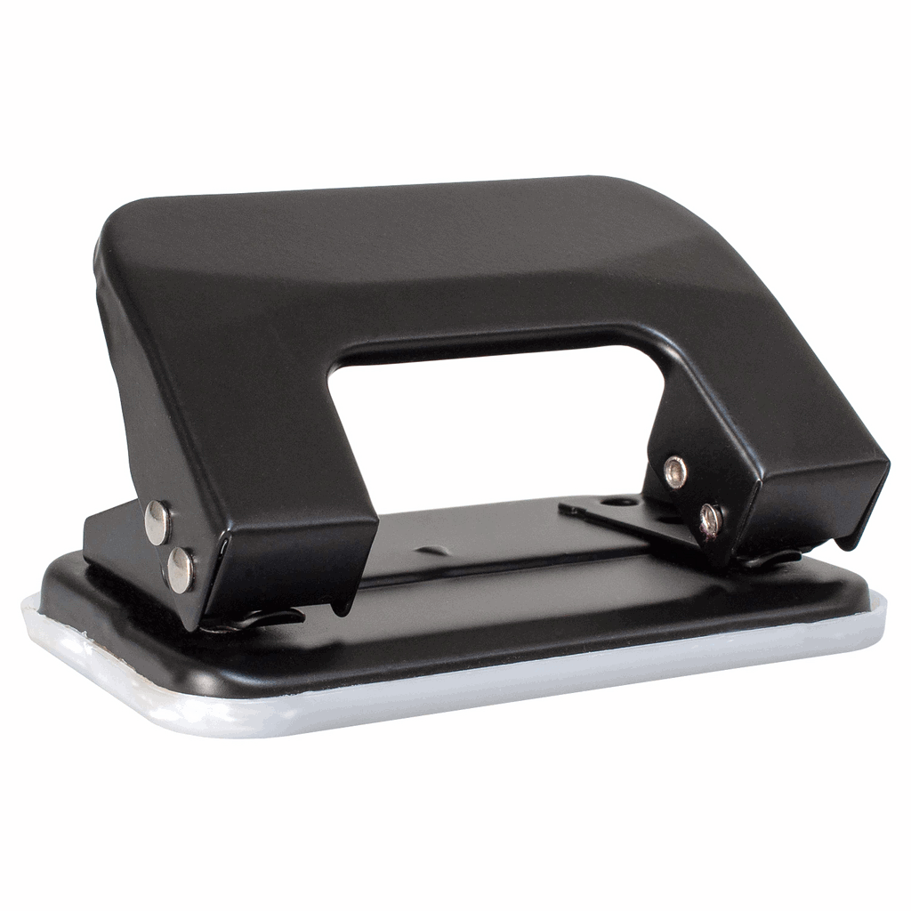 Діркопробивач металевий, 15 аркушів, чорний H-Tone (JJ40232)